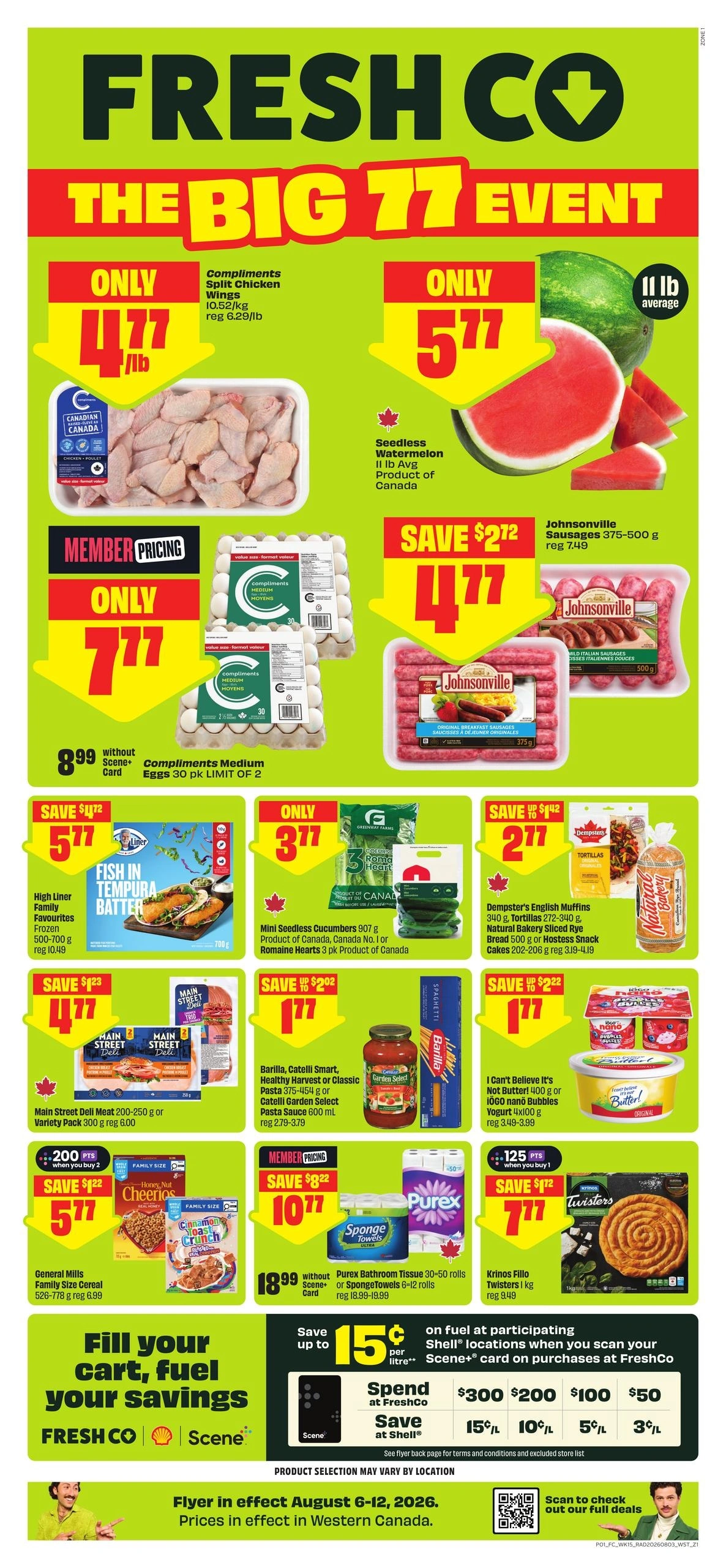 FreshCo flyer page 1