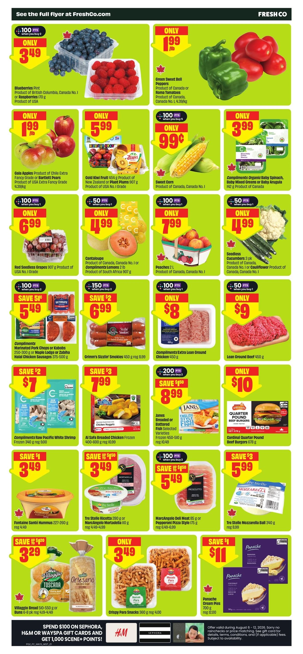 FreshCo flyer page 3