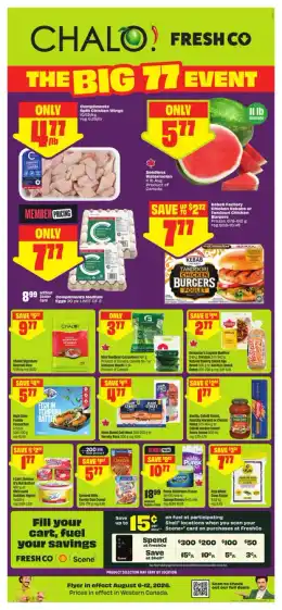 Chalo FreshCo Chalo Weekly eFlyer 08/06 - 08/12