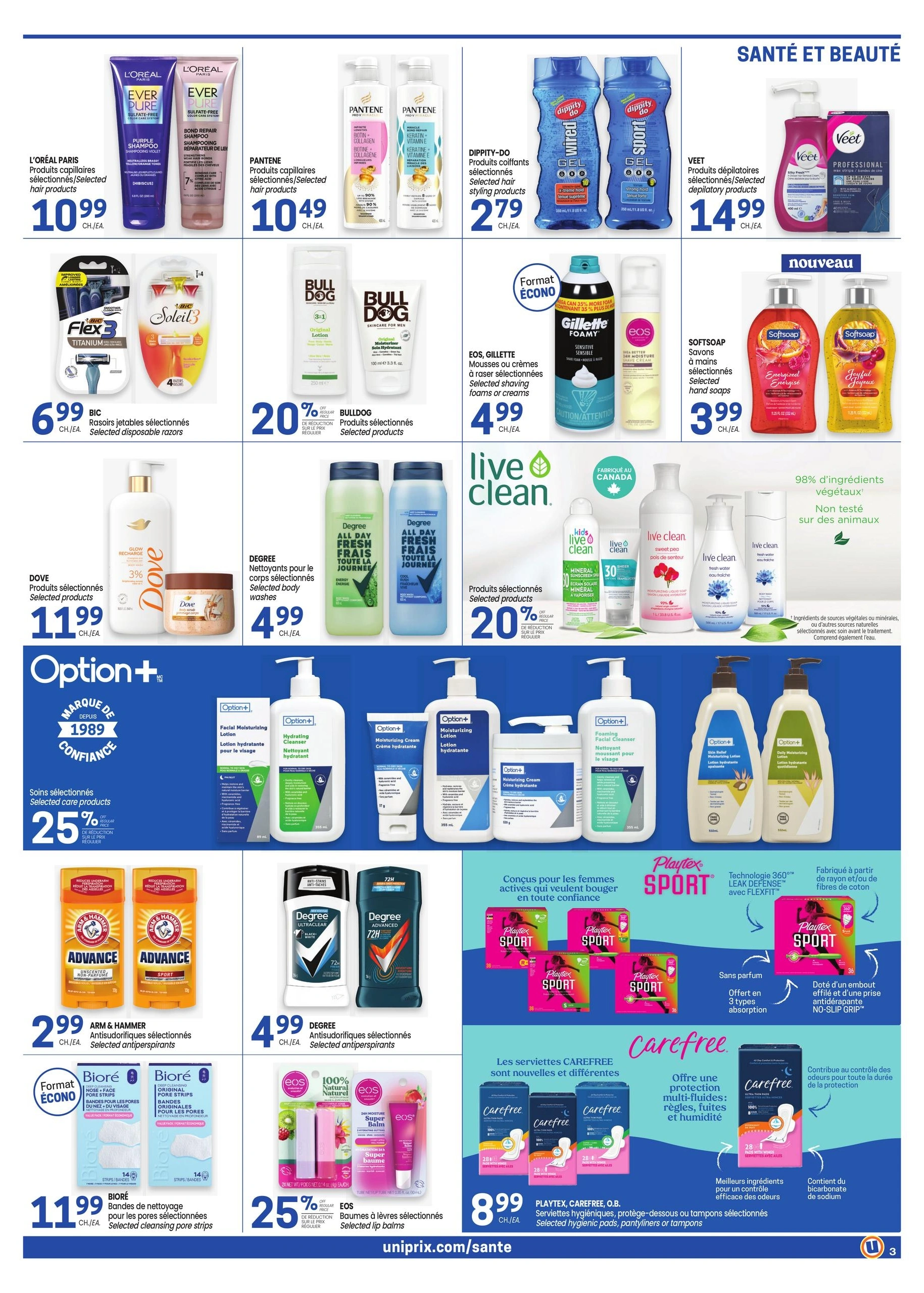 Uniprix Sante flyer page 3