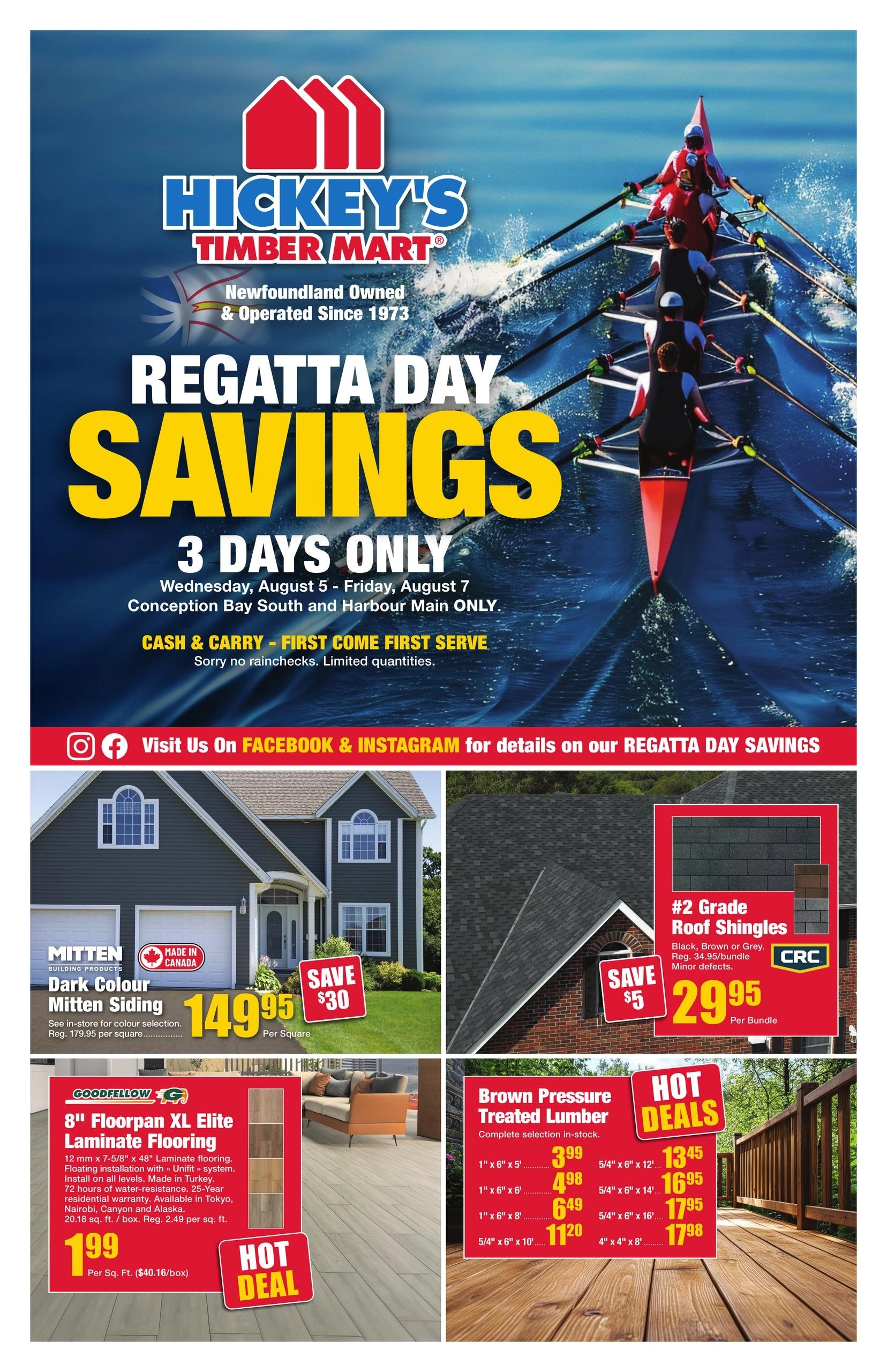 Timber Mart flyer page 1