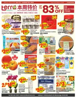 Terra Foodmart Indexed Weekly