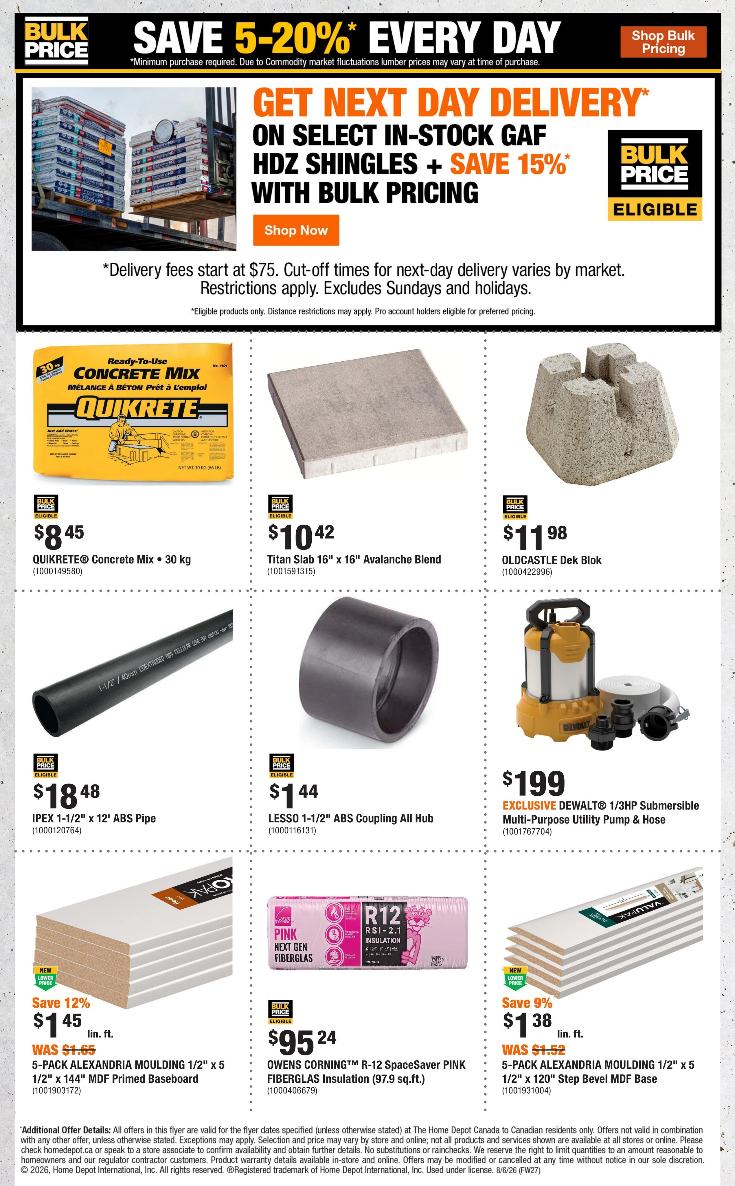 Home Depot flyer page 7