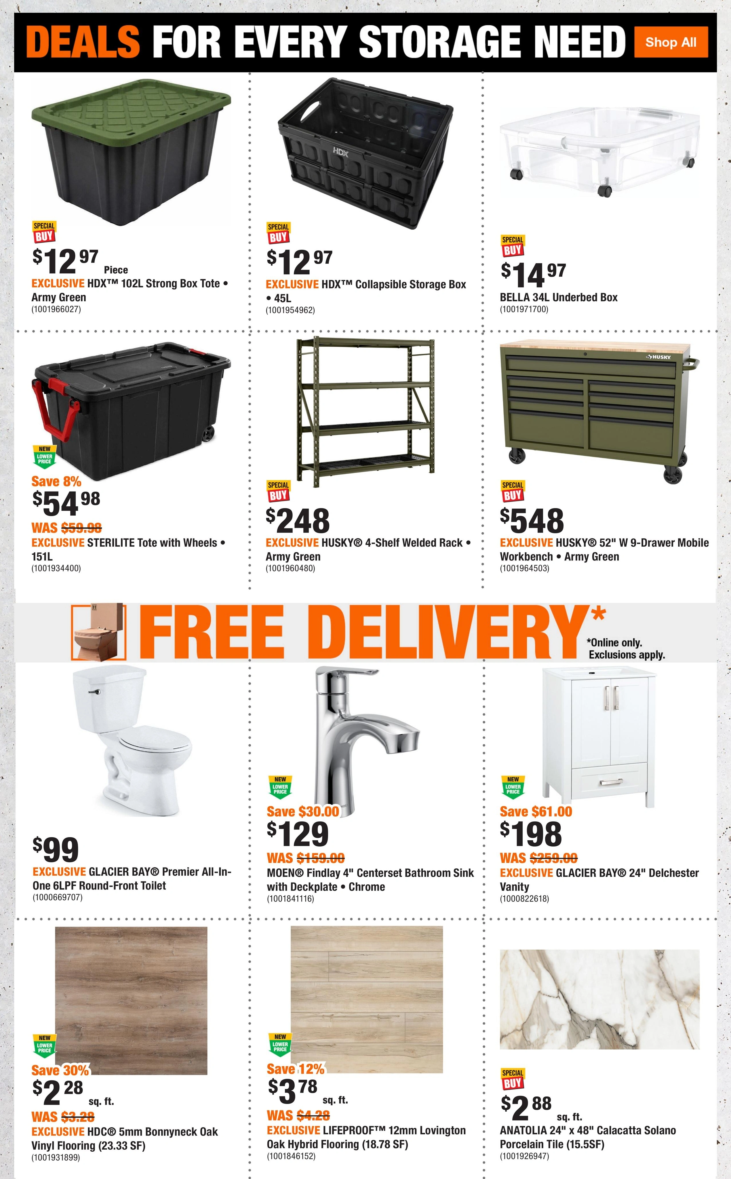 Home Depot flyer page 4