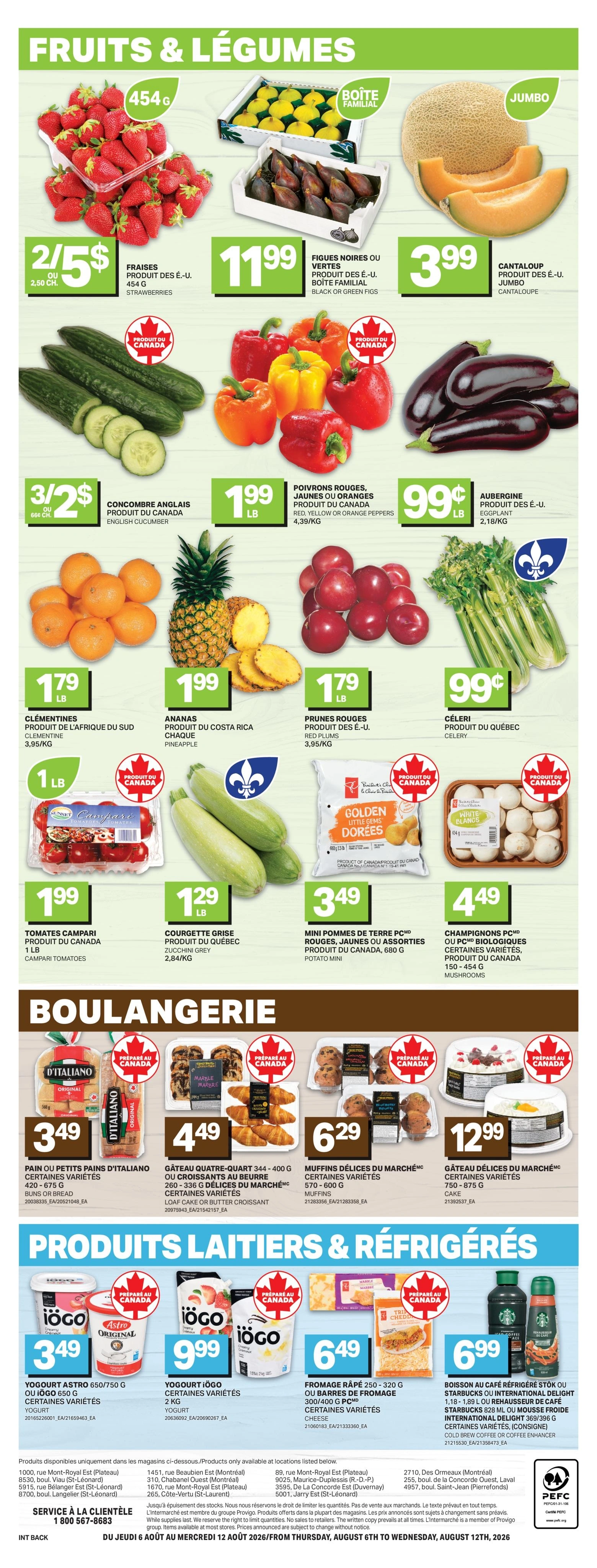 L'Inter-Marché International flyer page 4