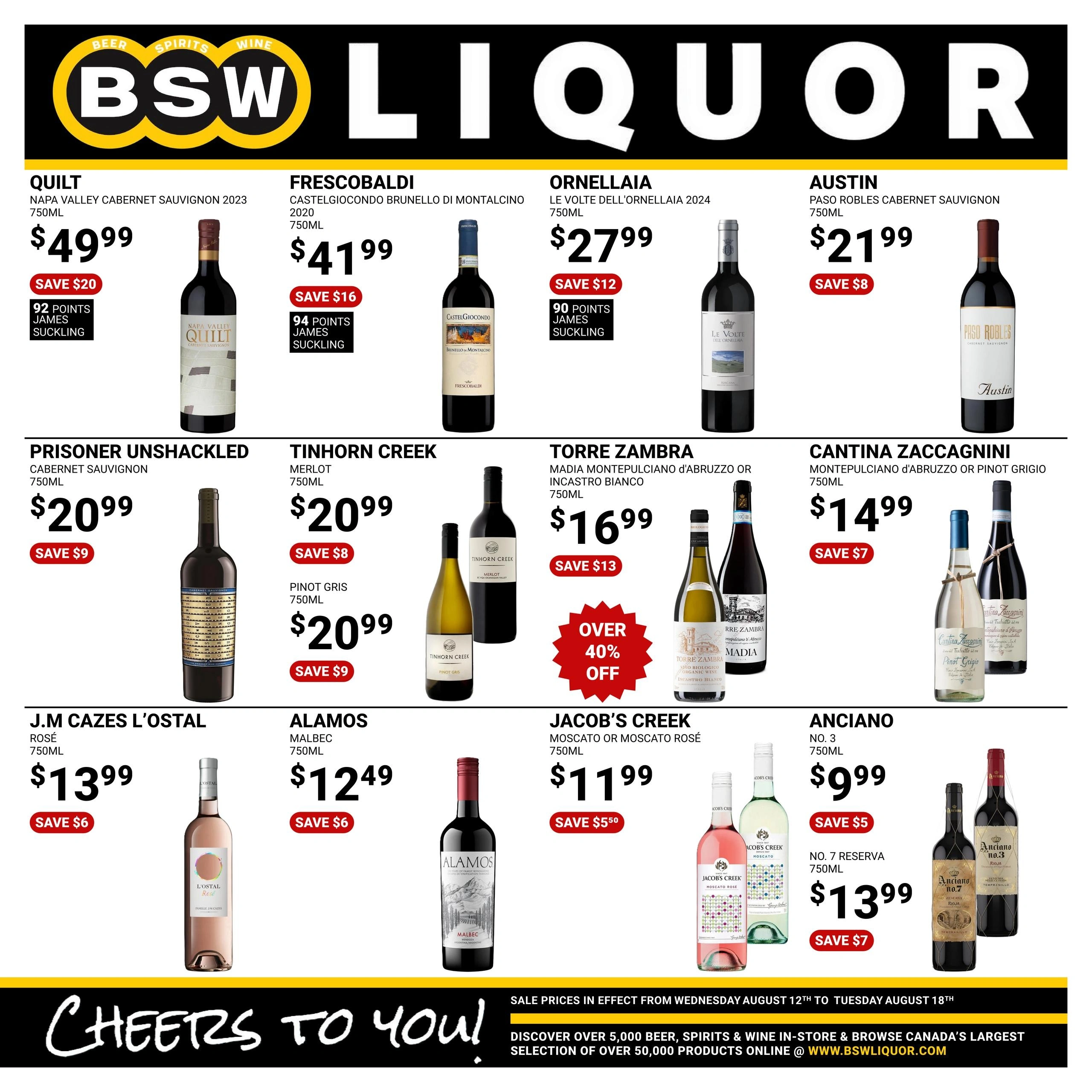 BSW Liquor flyer page 3