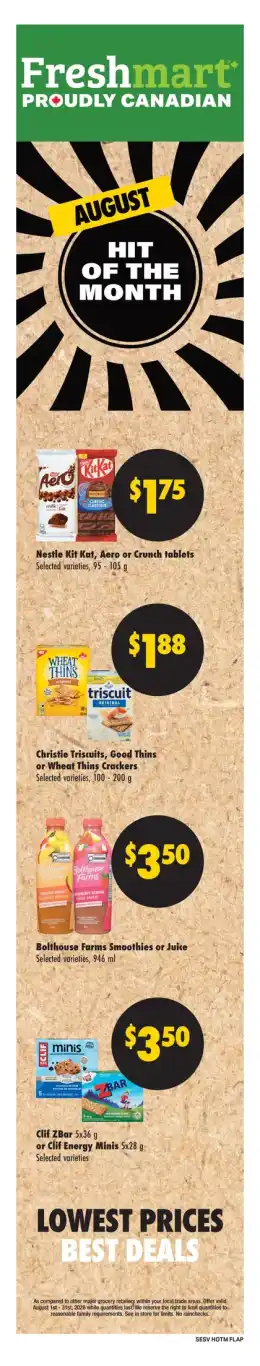 SuperValu Weekly Flyer - Valid Thursday, August 06 - Wednesday, August 12