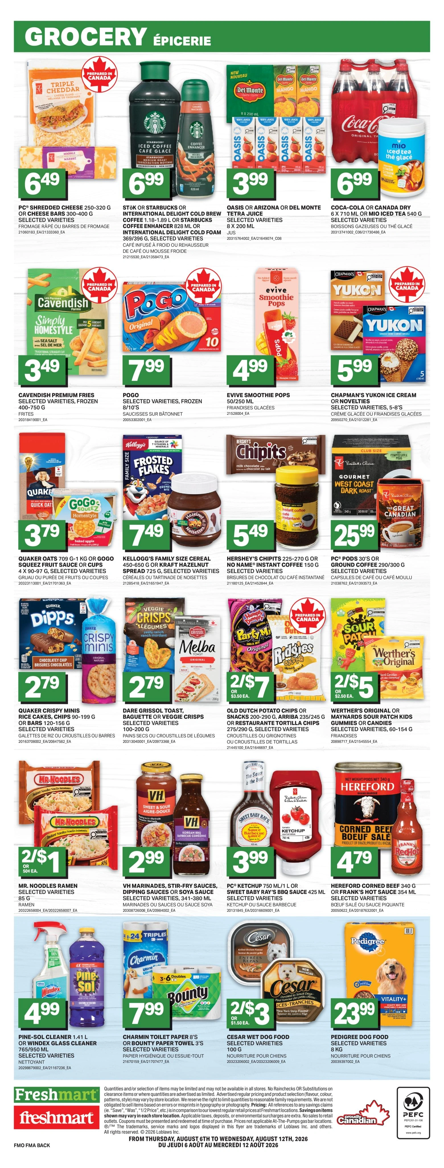 Freshmart flyer page 4