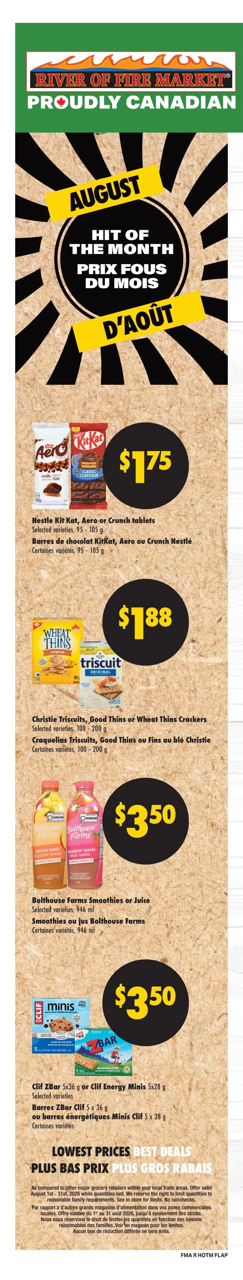 Freshmart flyer page 1