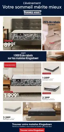Dormez-Vous Offre spéciale