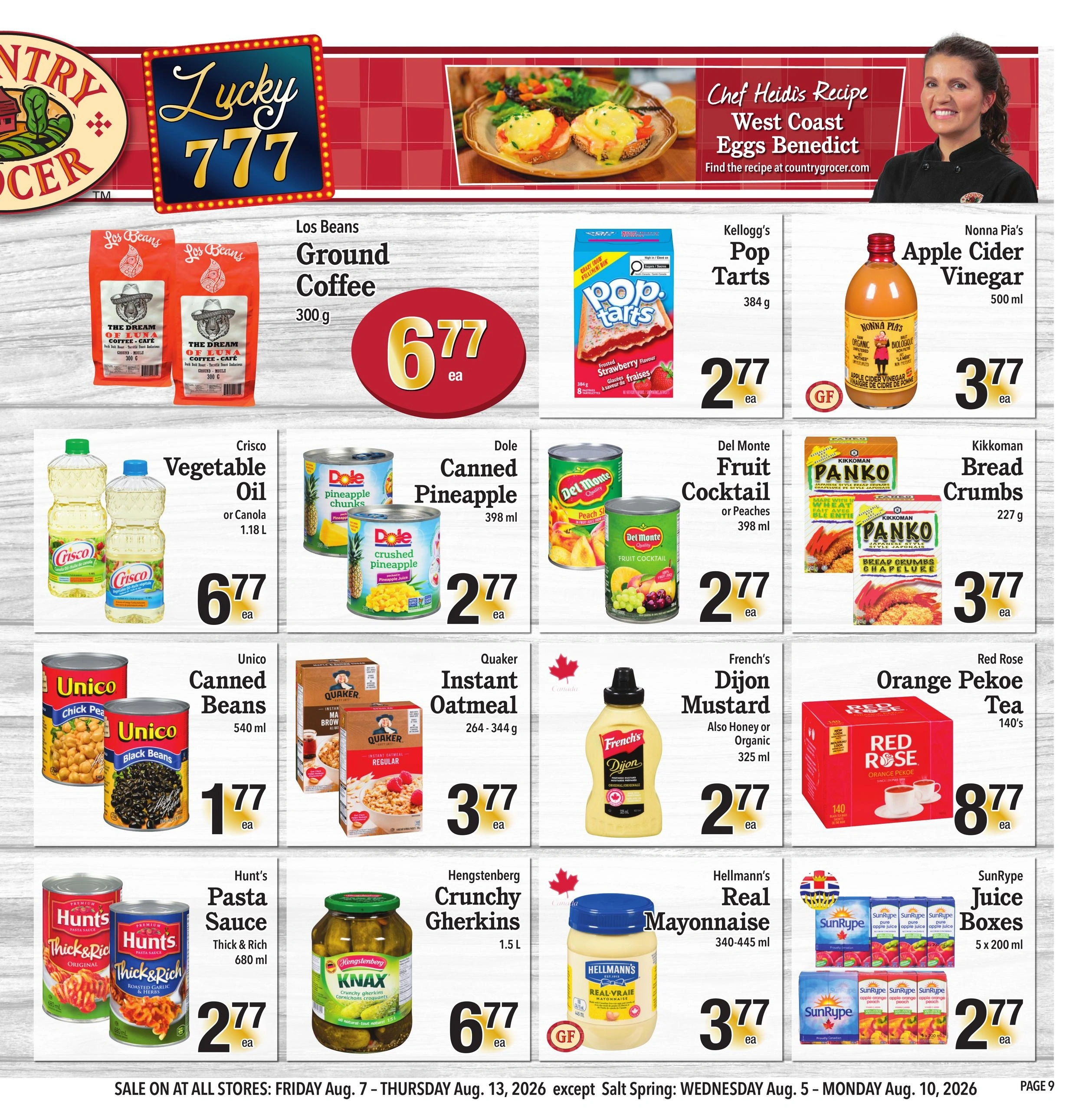 Country Grocer flyer page 9