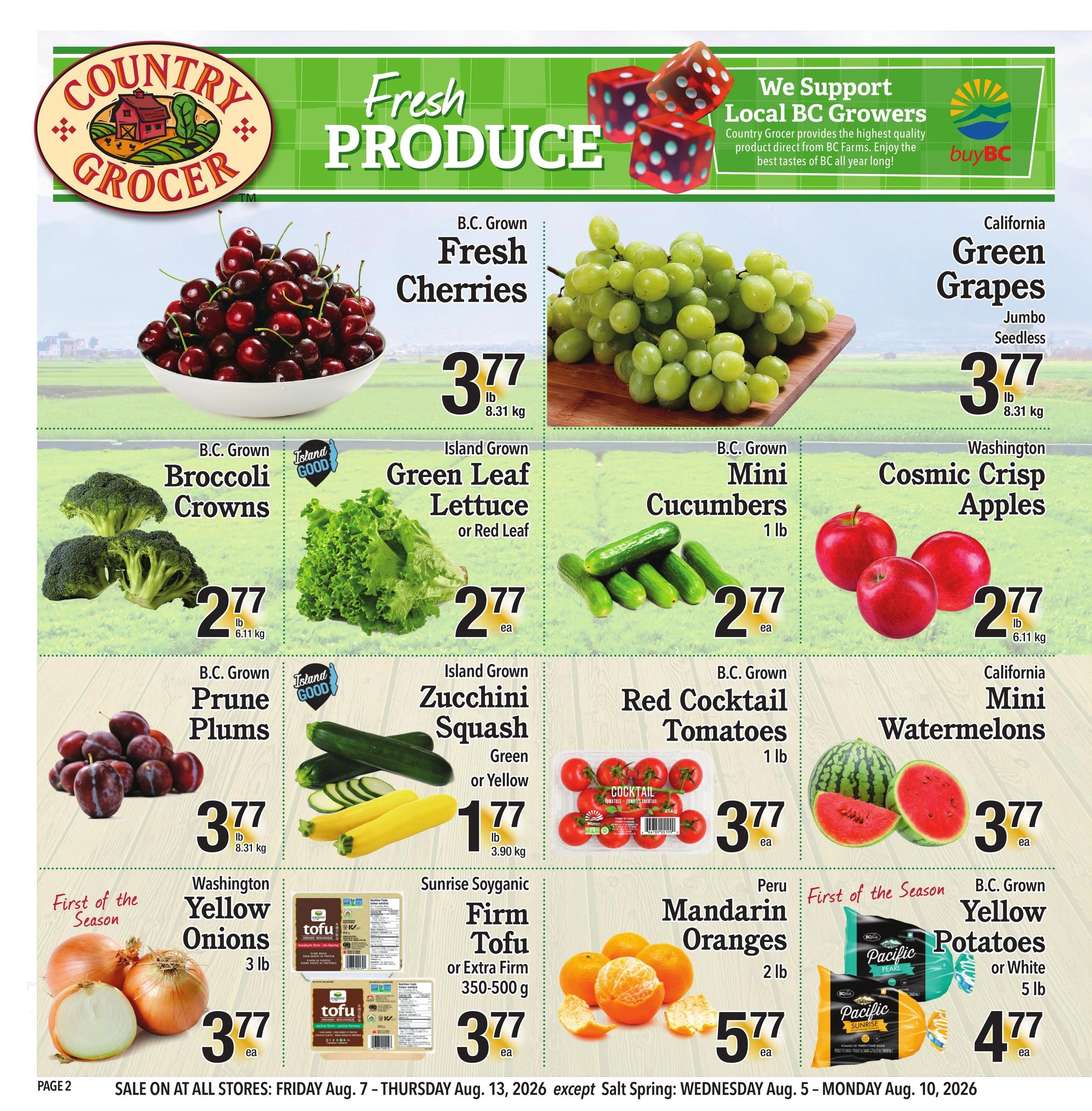 Country Grocer flyer page 2