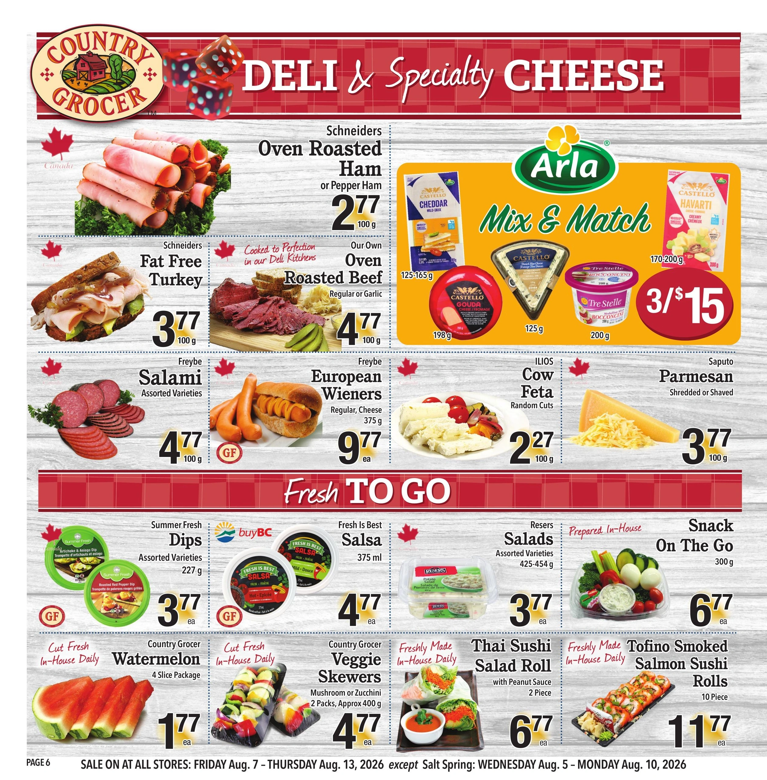 Country Grocer flyer page 6