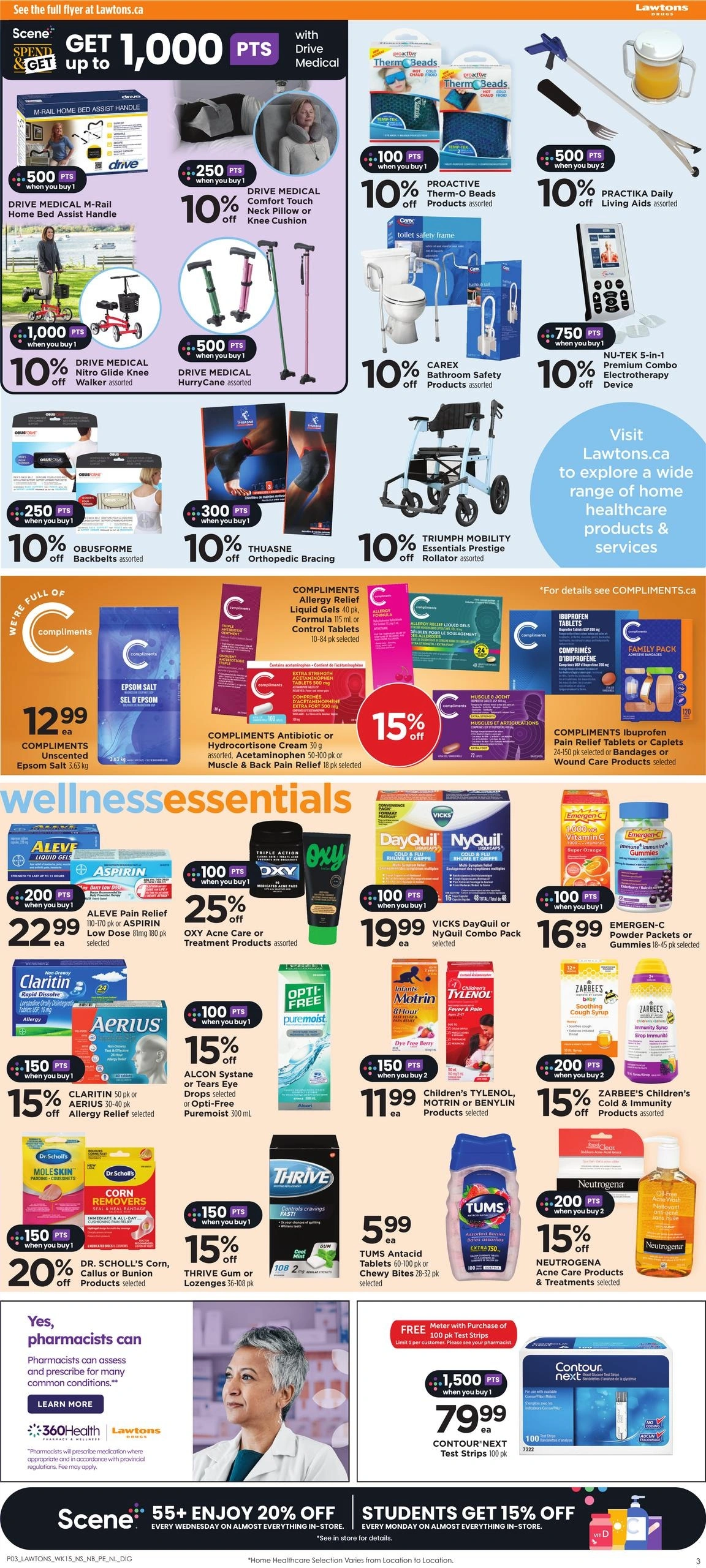 Lawtons Drugs flyer page 4