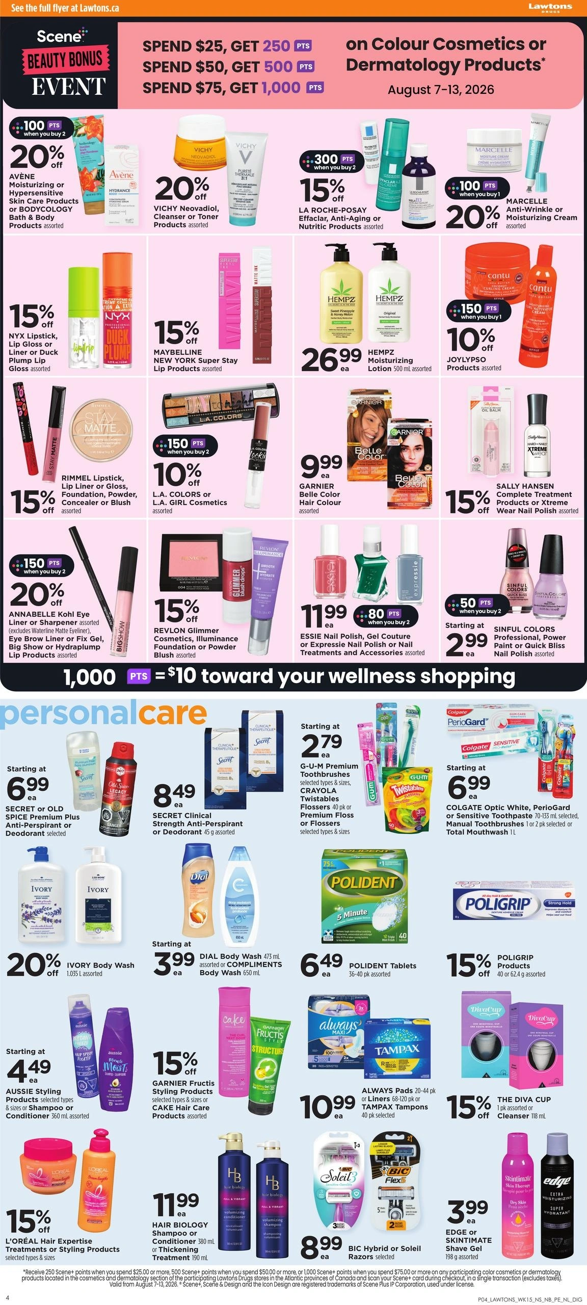 Lawtons Drugs flyer page 5