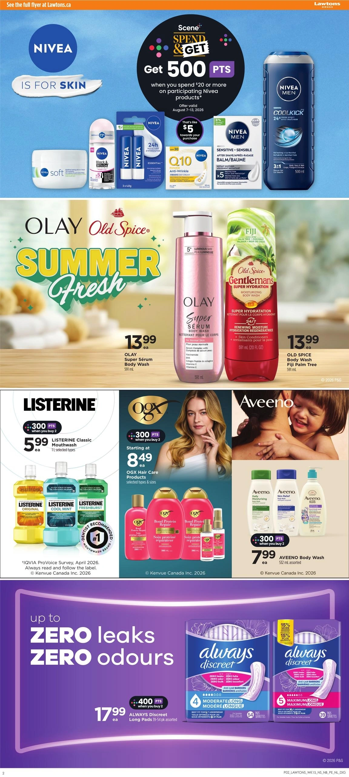 Lawtons Drugs flyer page 3