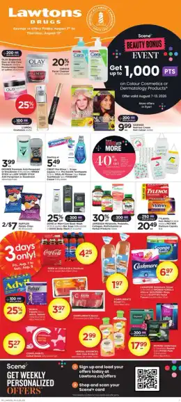 Lawtons Drugs Weekly eFlyer 08/07 - 08/13