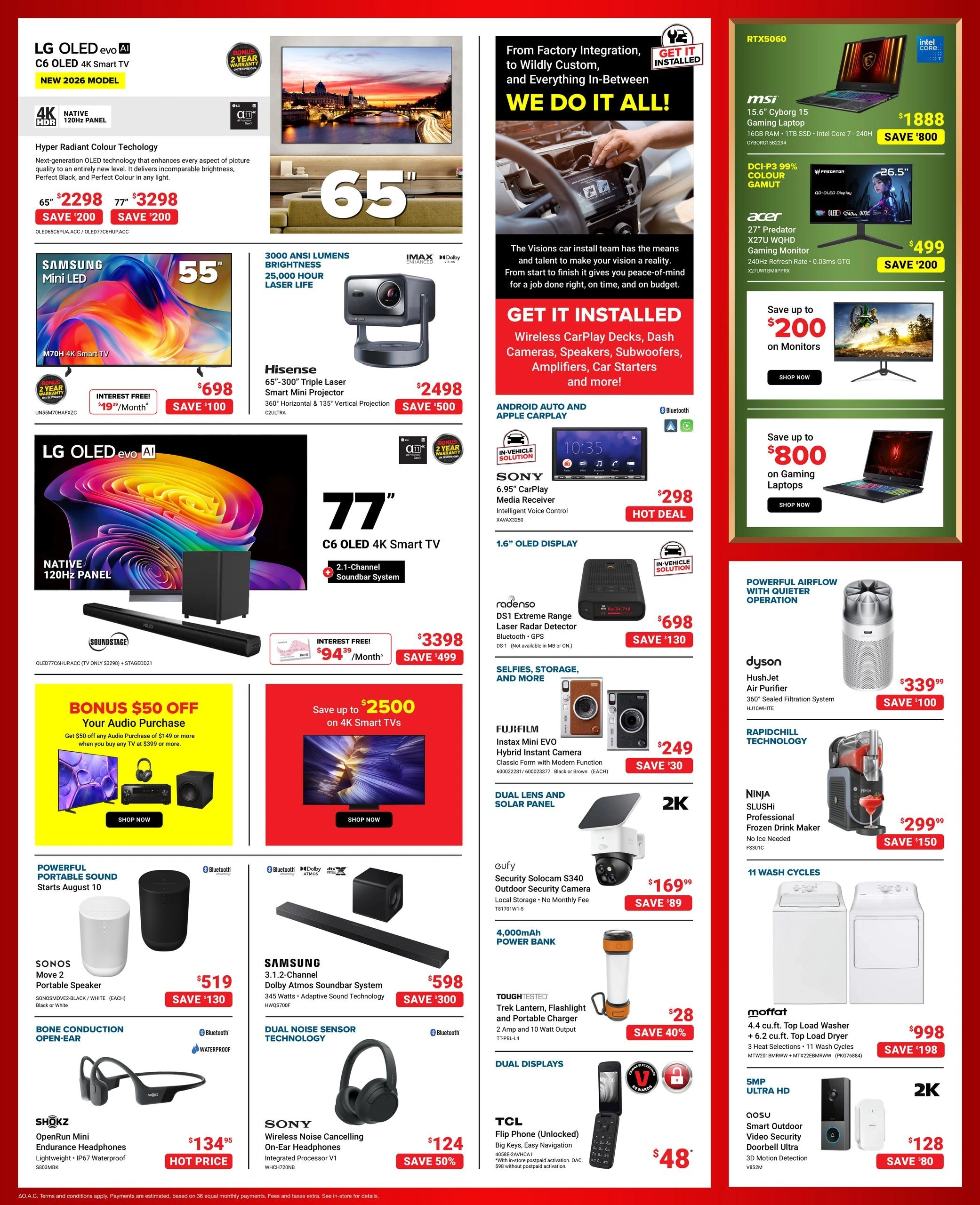 Visions Electronics flyer page 2