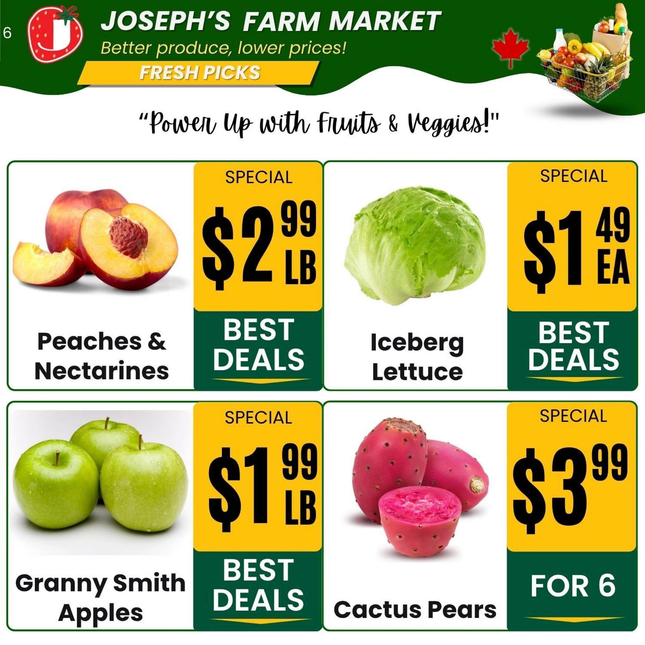 Joseph's Farm Market flyer page 2