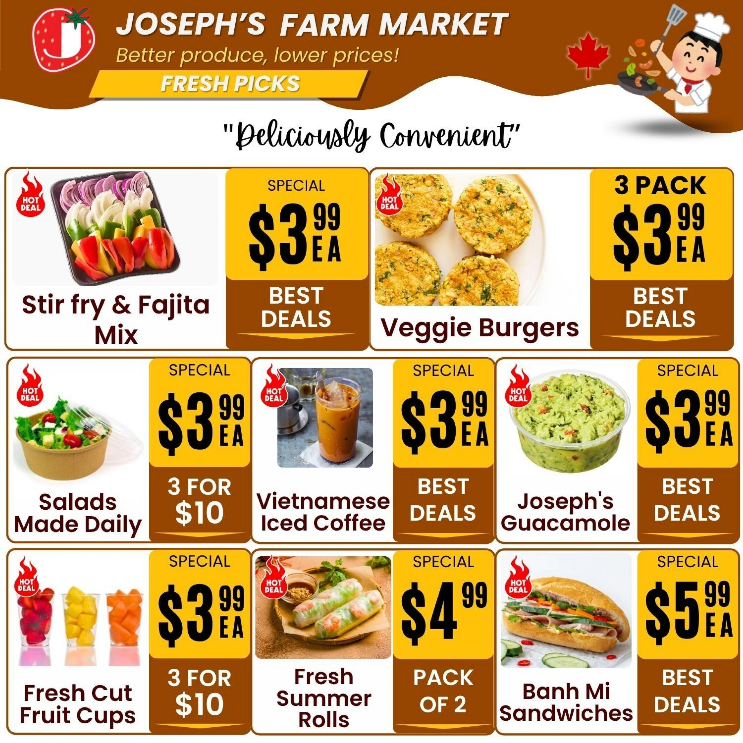 Joseph's Farm Market flyer page 4