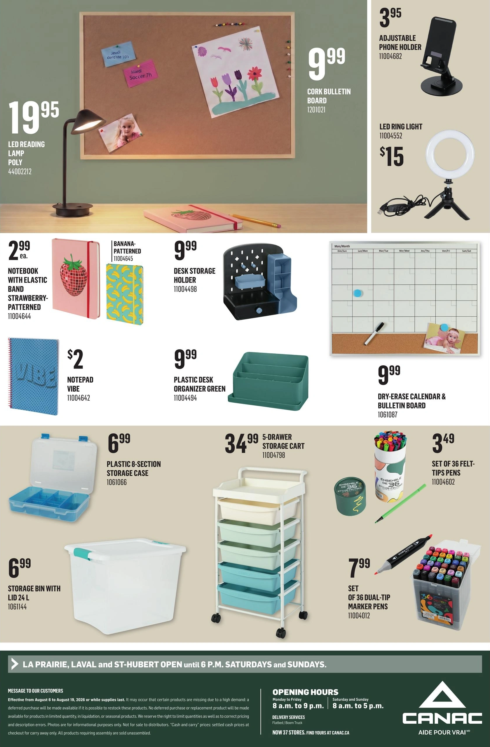 Canac flyer page 9