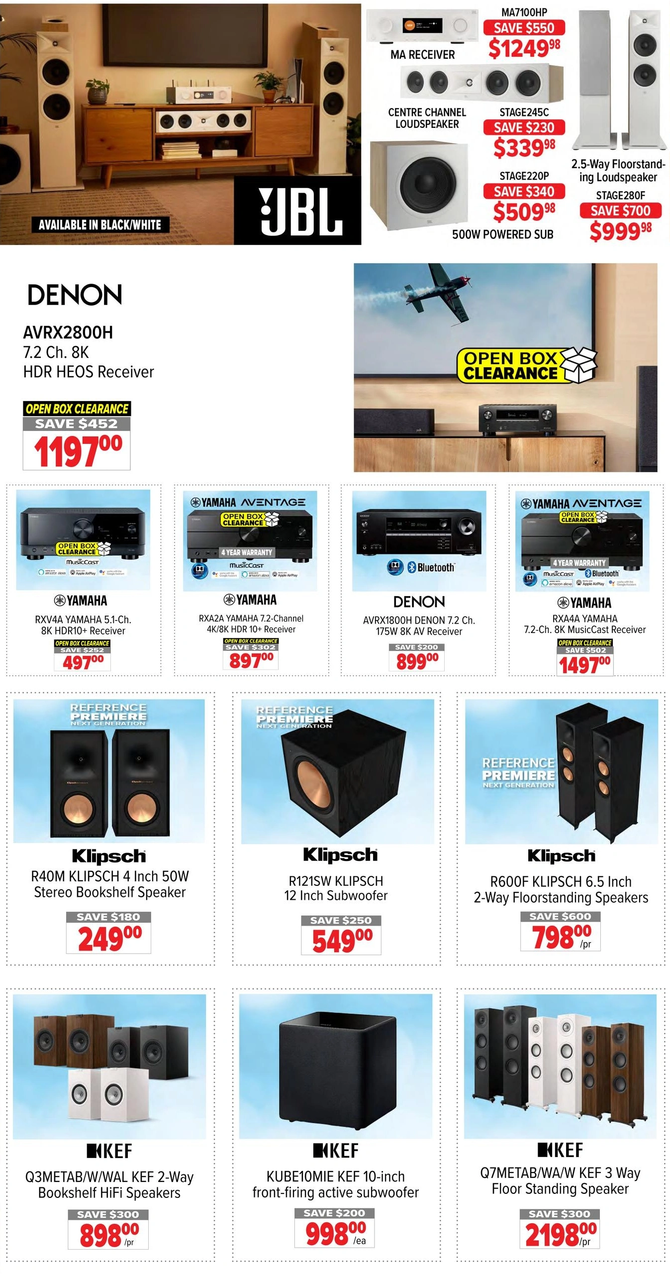 2001 Audio Video flyer page 4