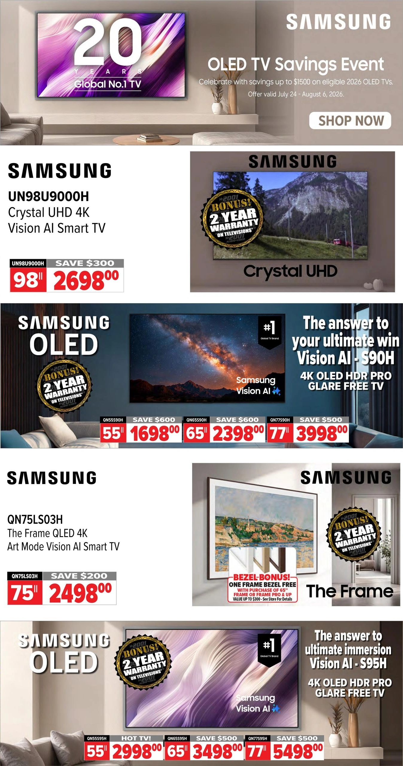 2001 Audio Video flyer page 7