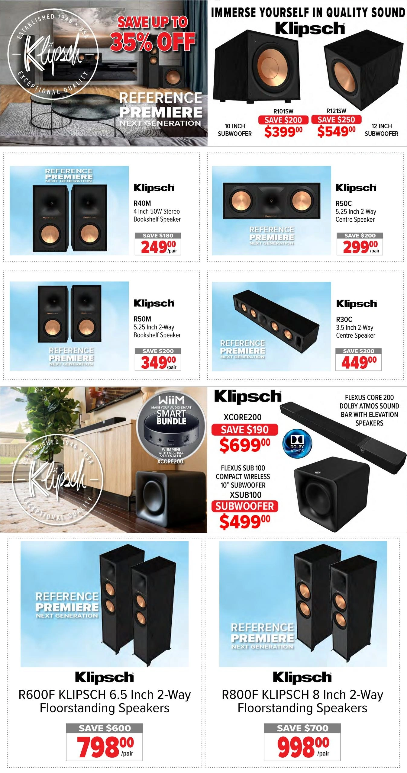 2001 Audio Video flyer page 12