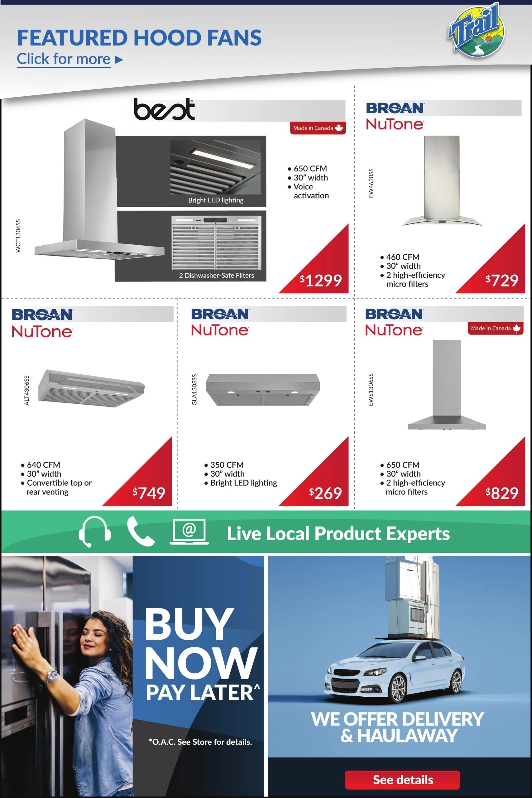 Trail Appliances flyer page 5