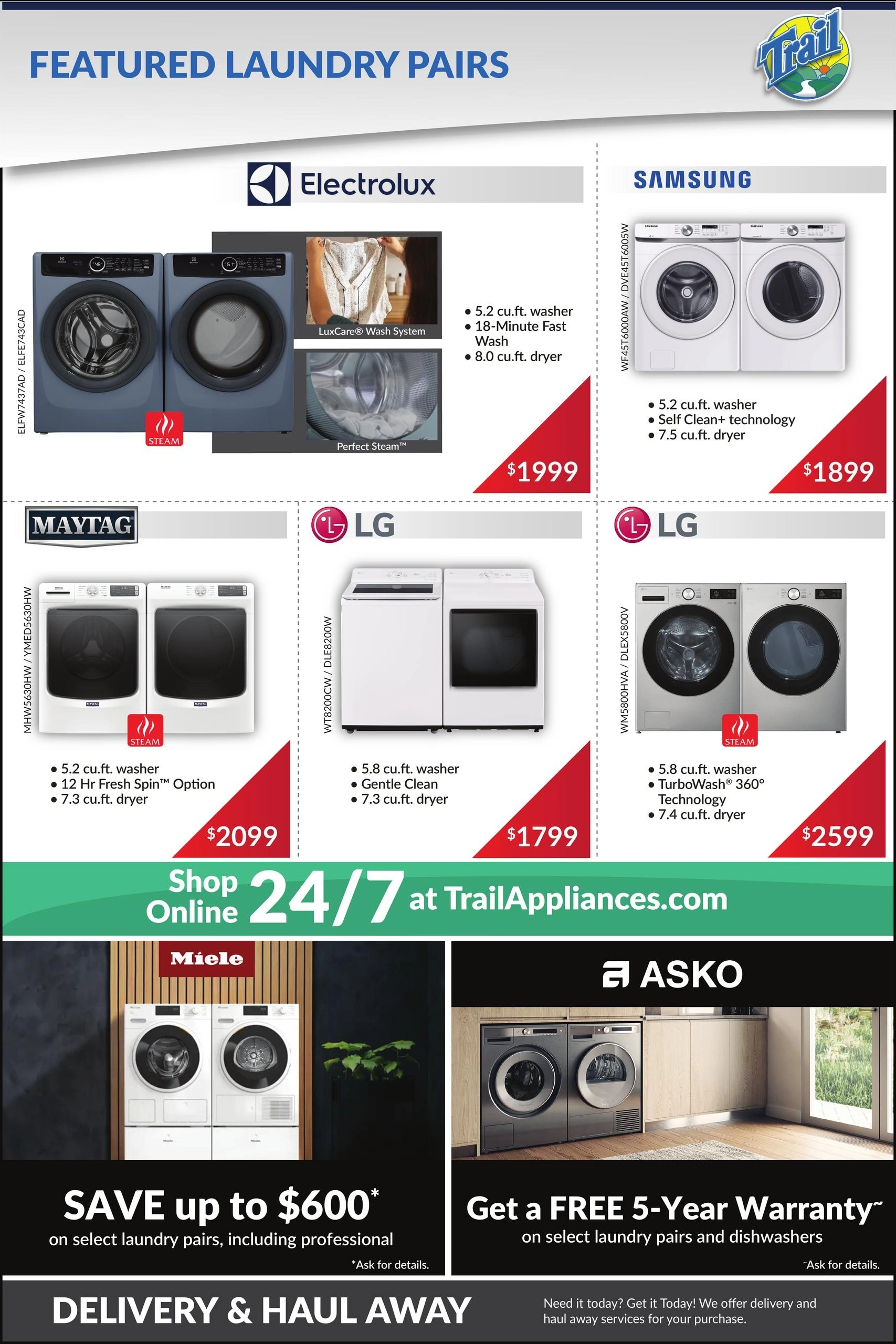 Trail Appliances flyer page 7