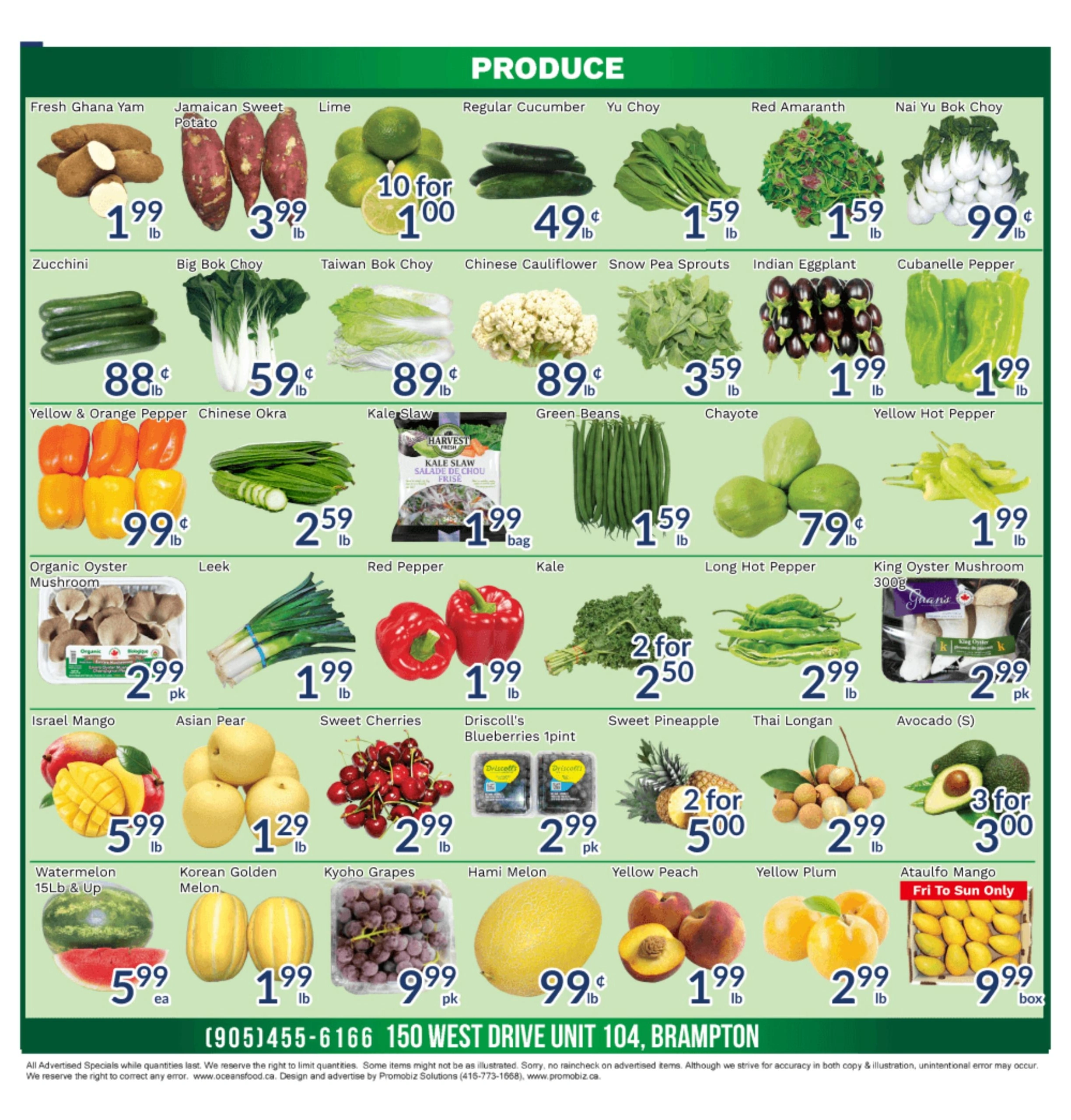 Oceans Fresh Food Market flyer page 2