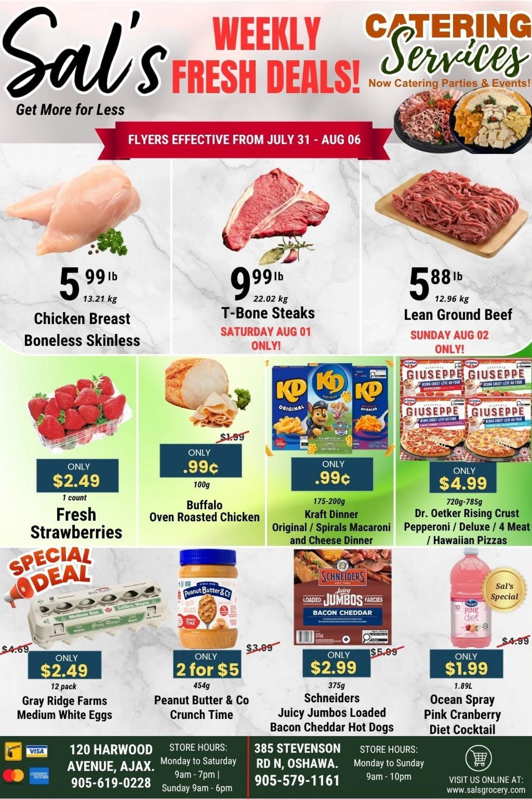 Sal's Grocery flyer page 1