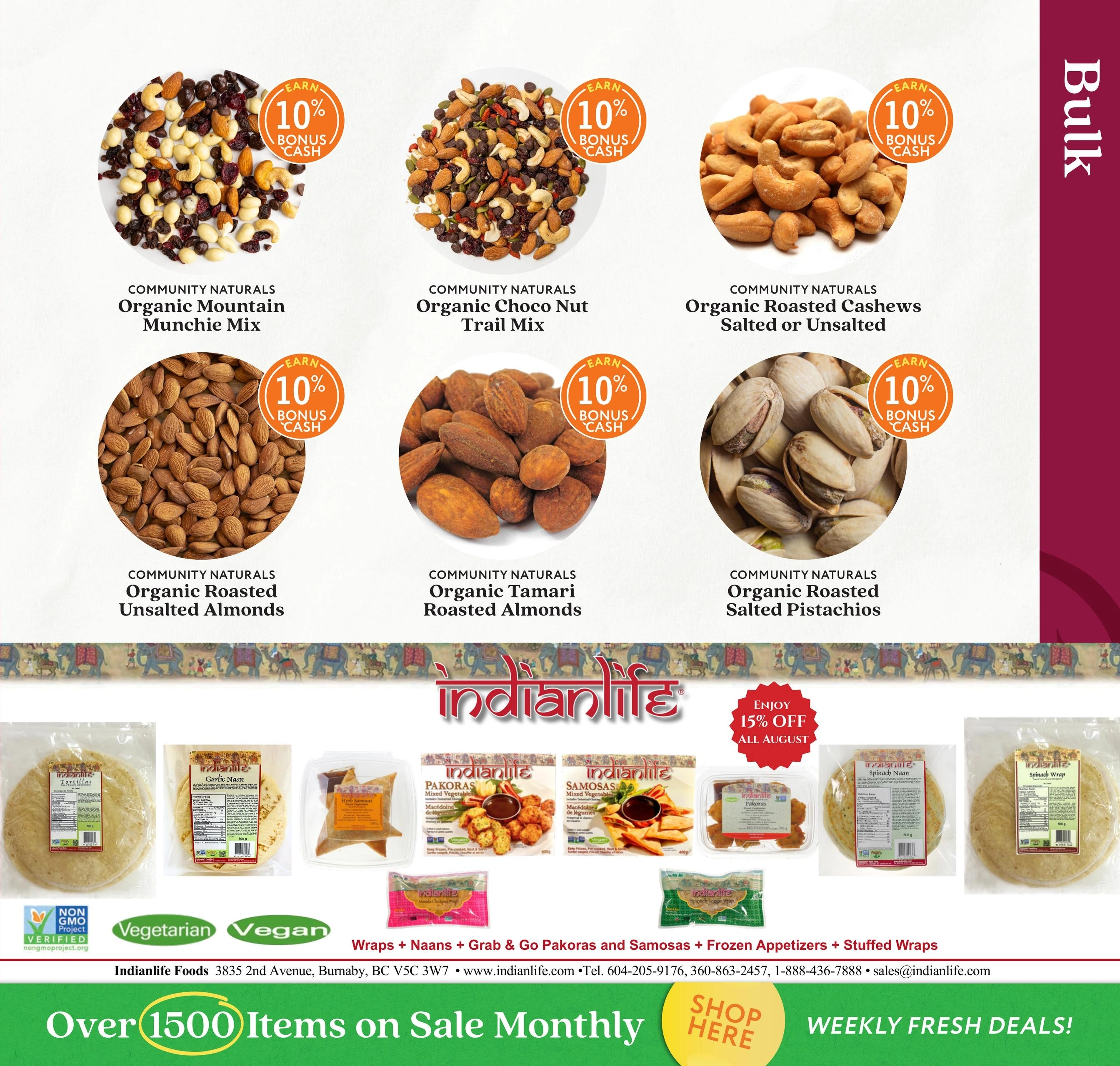 Community Natural Foods flyer page 6