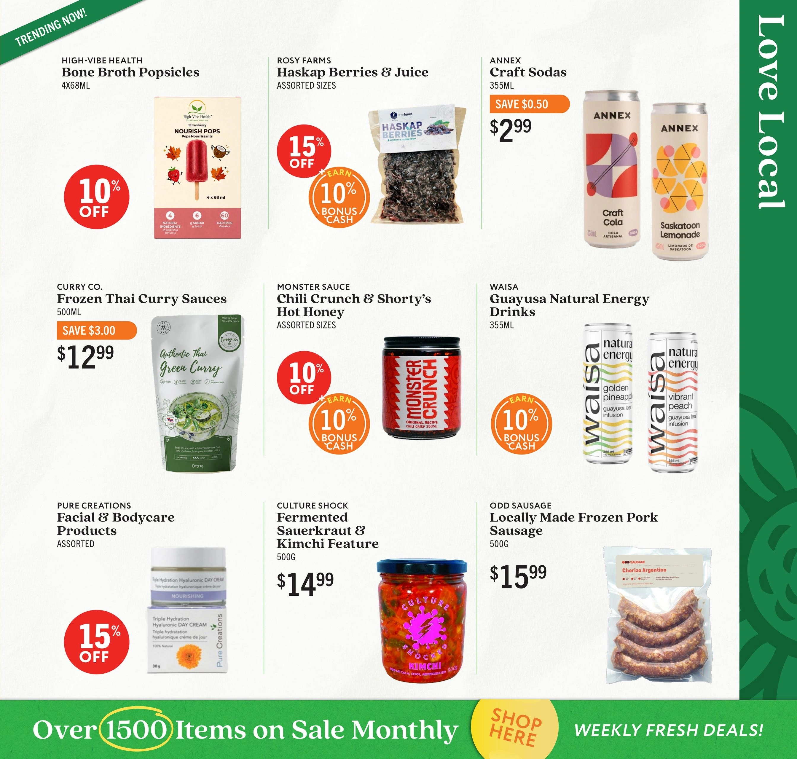 Community Natural Foods flyer page 8
