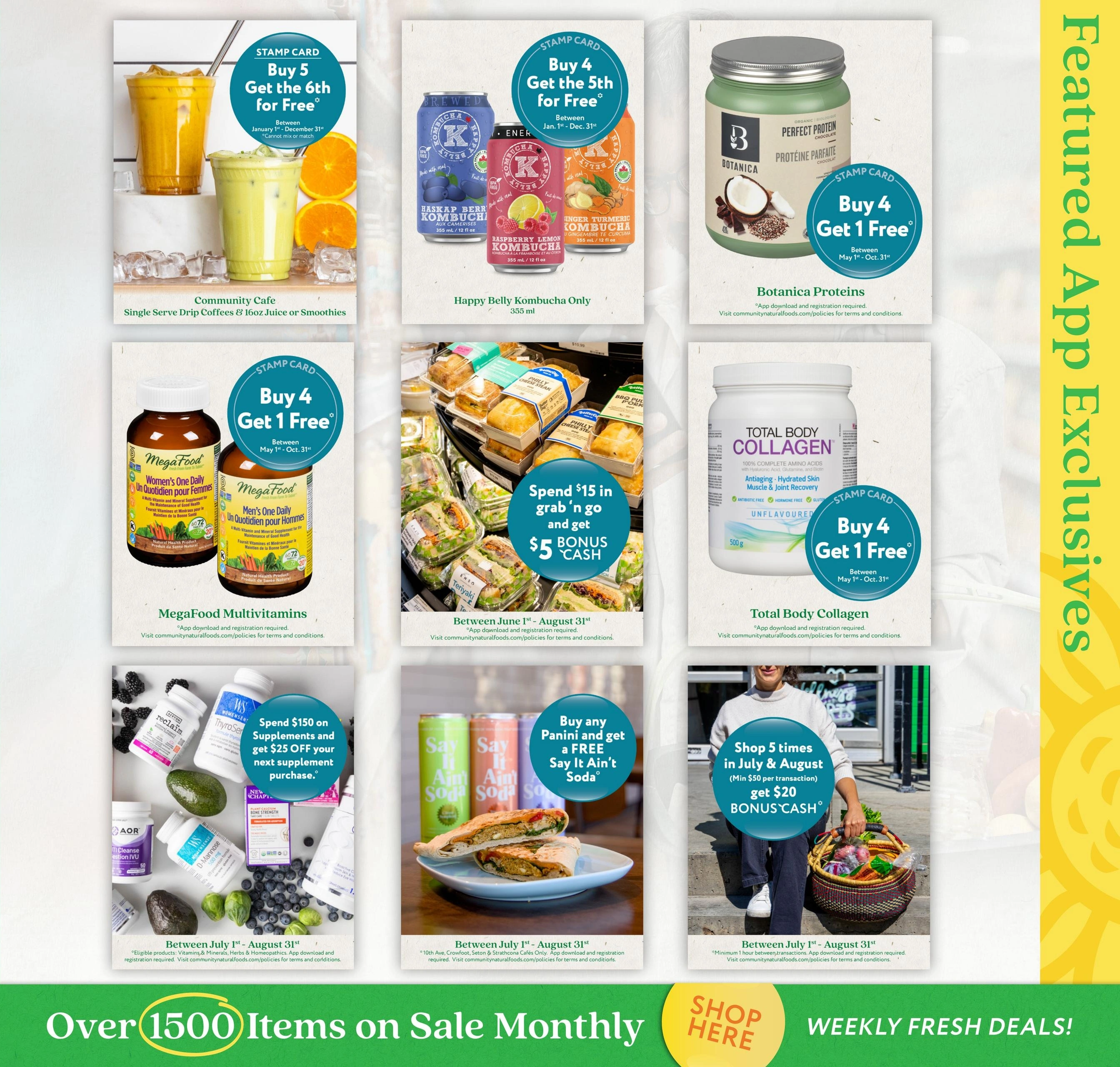 Community Natural Foods flyer page 10