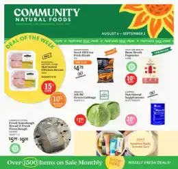 Community Natural Foods Weekly Flyer