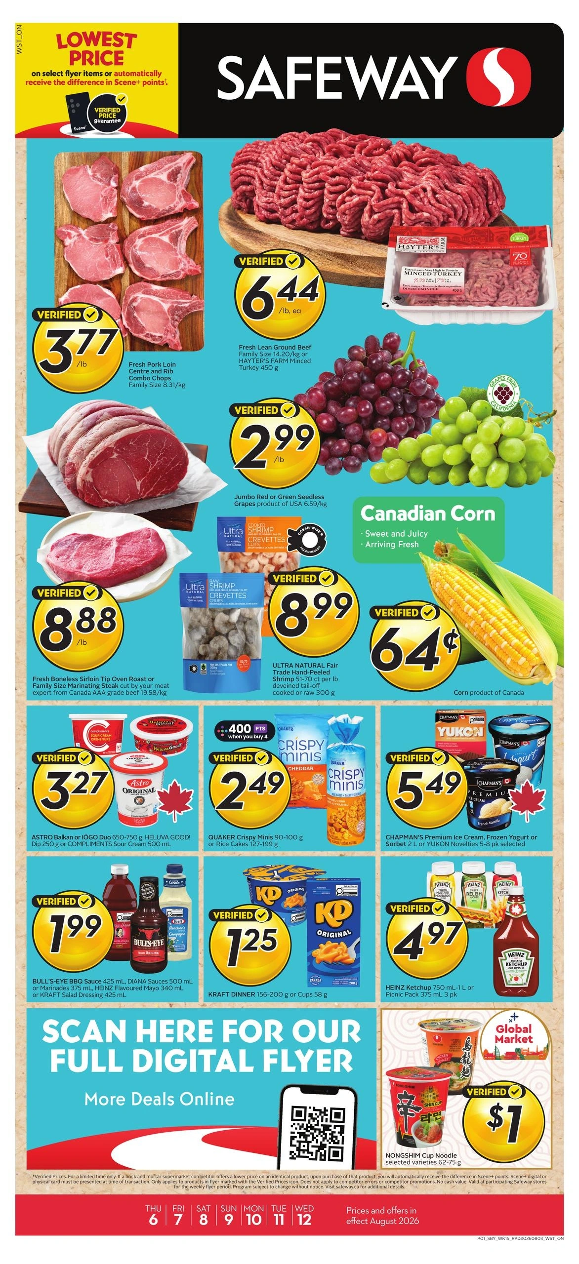 Safeway flyer page 1