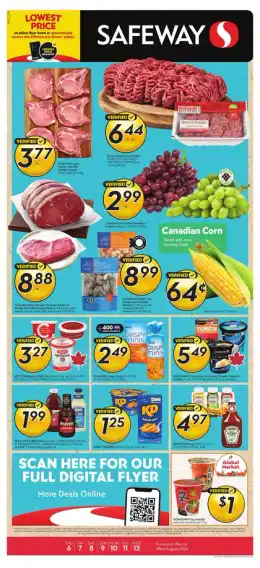 Safeway Weekly eFlyer 08/06 - 08/12