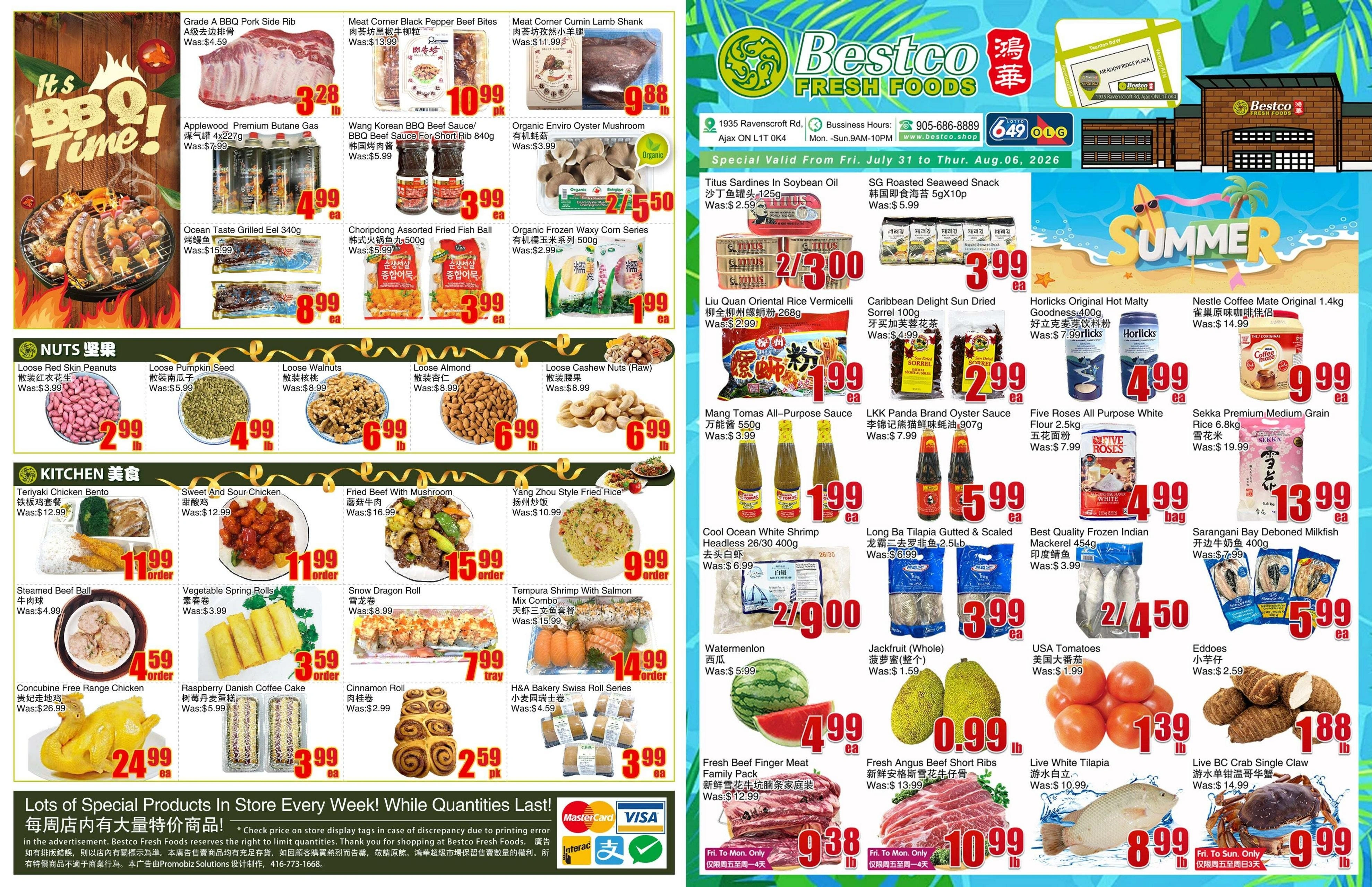 Bestco Foodmart flyer page 1