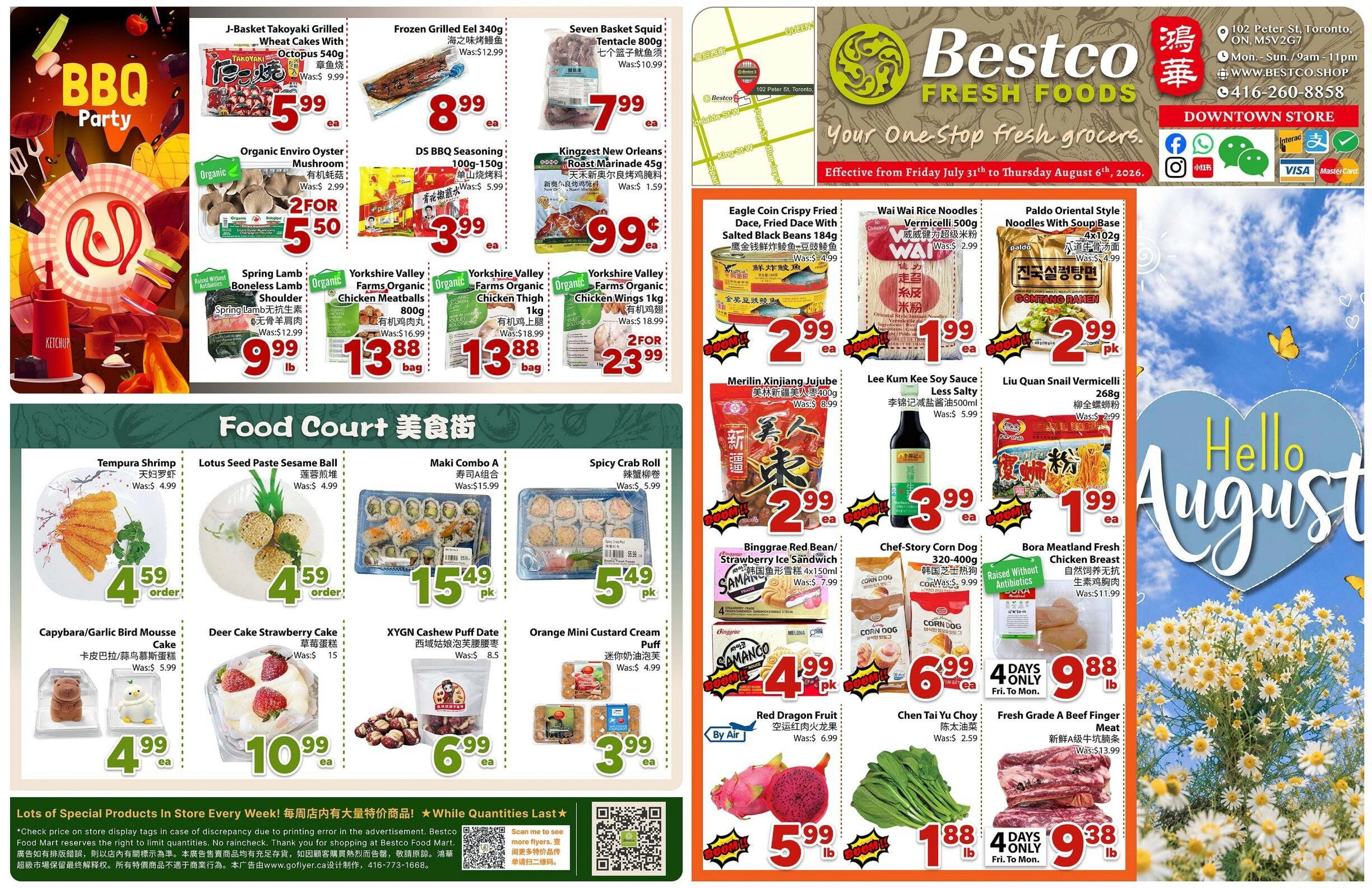 Bestco Foodmart flyer page 1