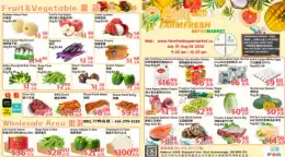 Farm Fresh Supermarket Indexed Weekly