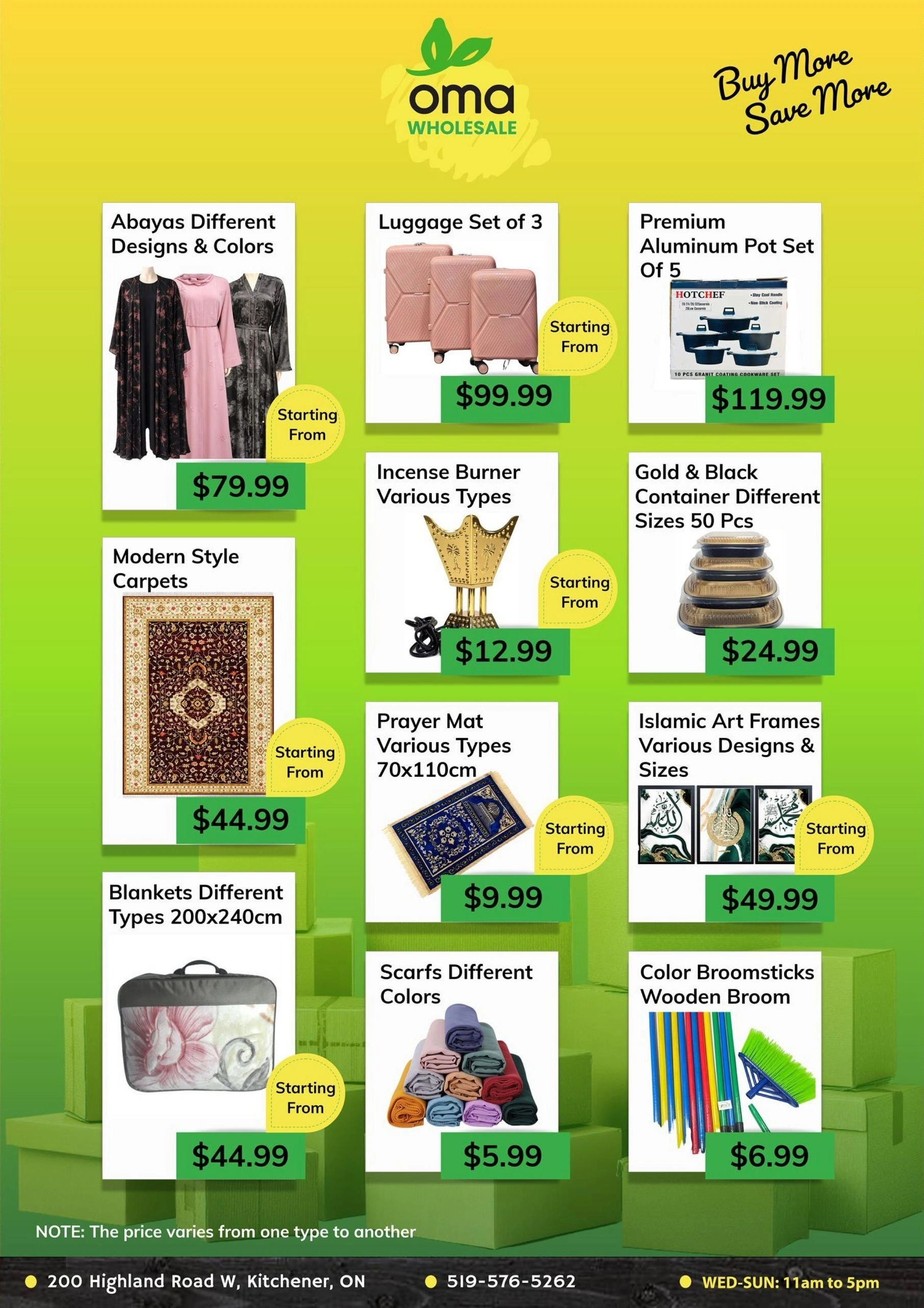 Oma Fresh Foods flyer page 6