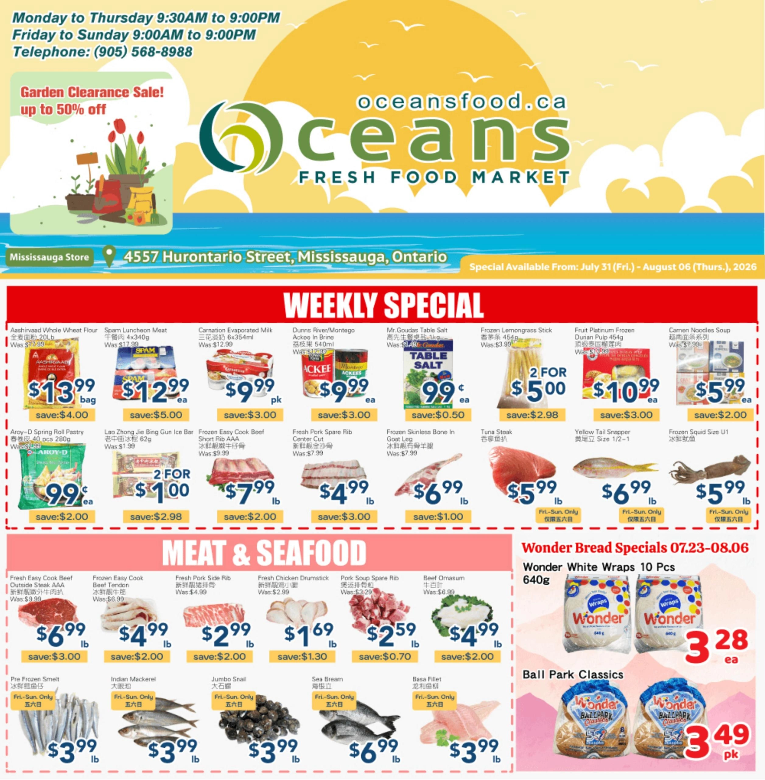 Oceans Fresh Food Market flyer page 1