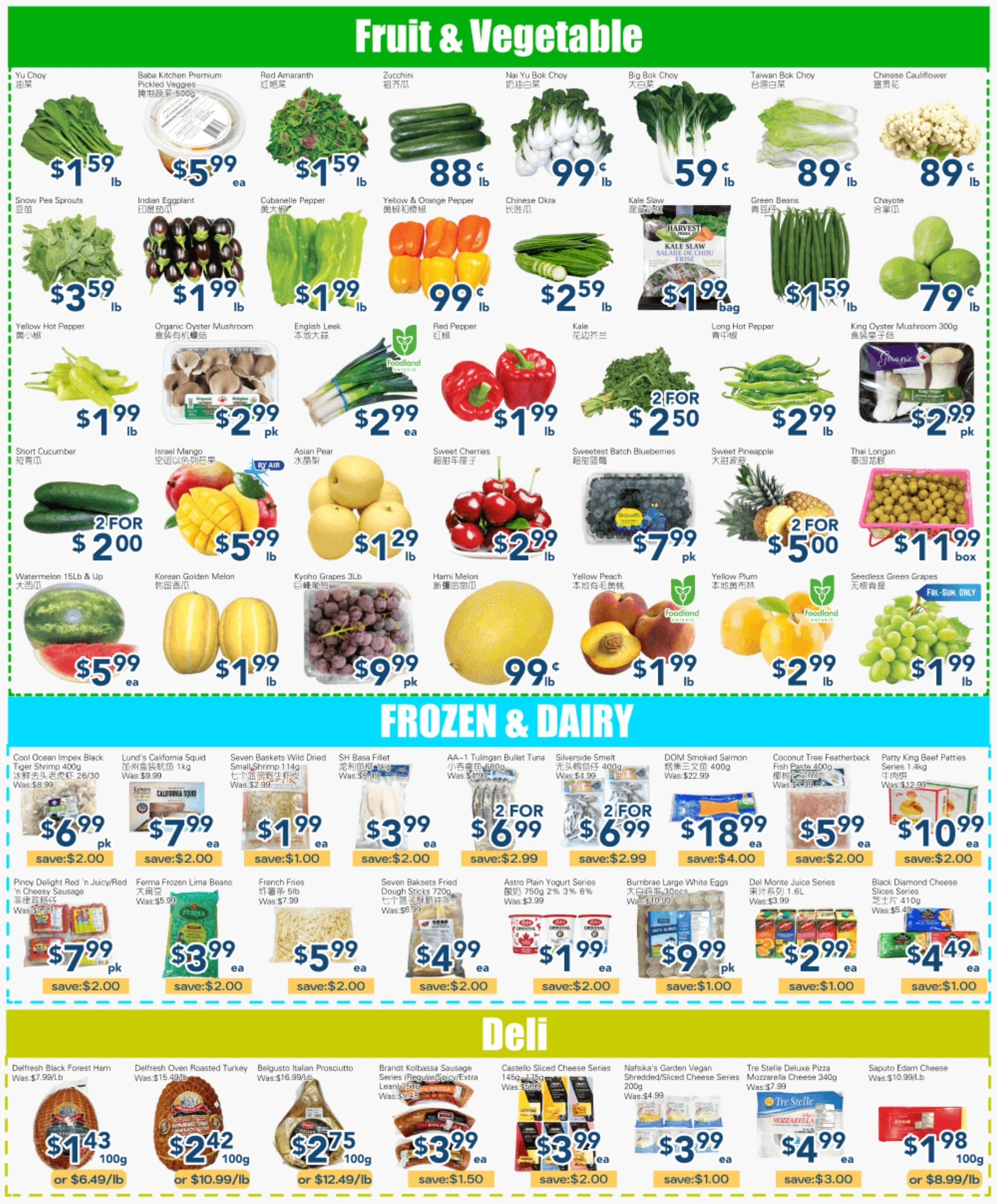 Oceans Fresh Food Market flyer page 2