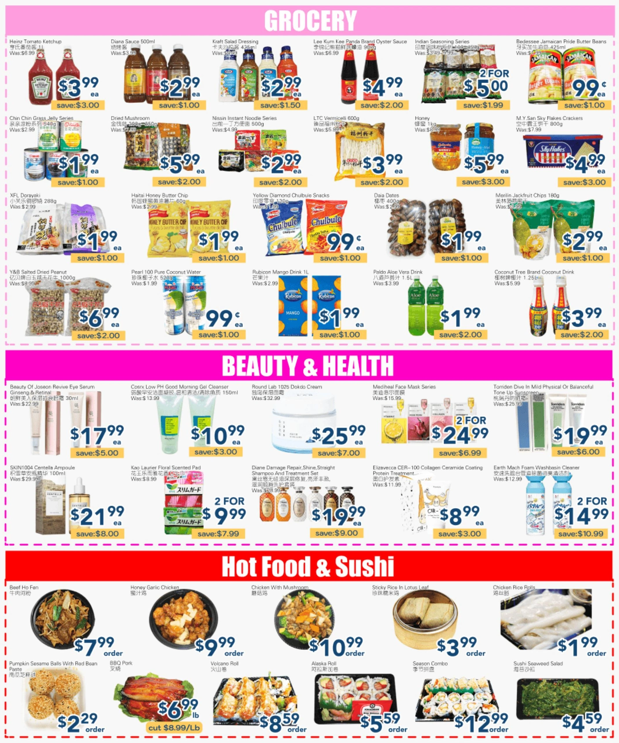 Oceans Fresh Food Market flyer page 3