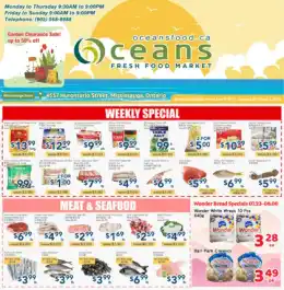 Oceans Fresh Food Market Indexed Weekly