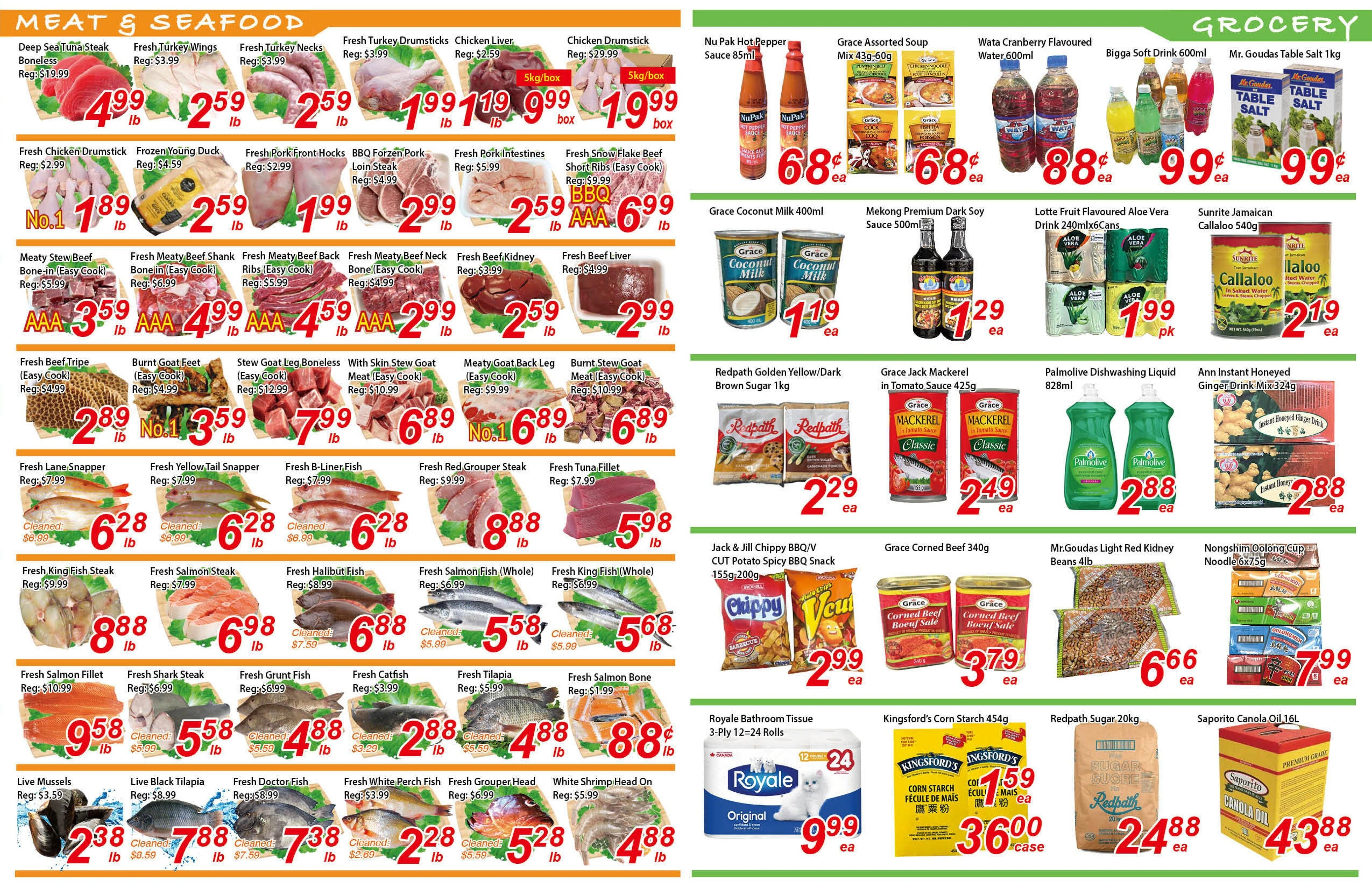 FreshWin Foodmart flyer page 2
