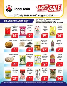 FoodAsia Indexed Weekly