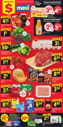 Maxi Weekly Flyer - Valid Thursday, August 06 - Wednesday, August 12