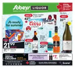Sobeys Liquor Weekly eFlyer 08/06 - 08/12